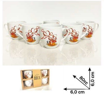 Set tazzine tazze - set, da
