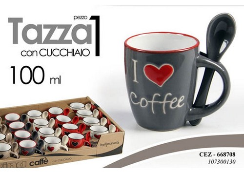 Tazzina caffe love coffee - tazzina,