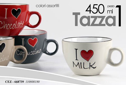 Tazze jumbo tazza latte - jumbo,
