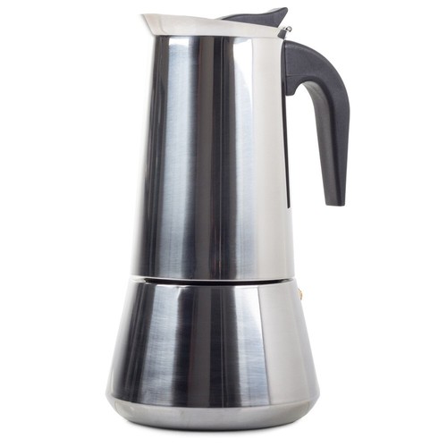 Caffettiera acciaio inox moka - inox,
