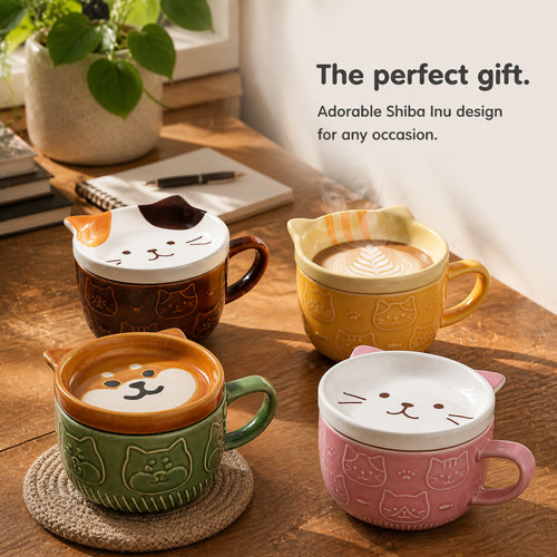 Tazza ceramica con - in,
